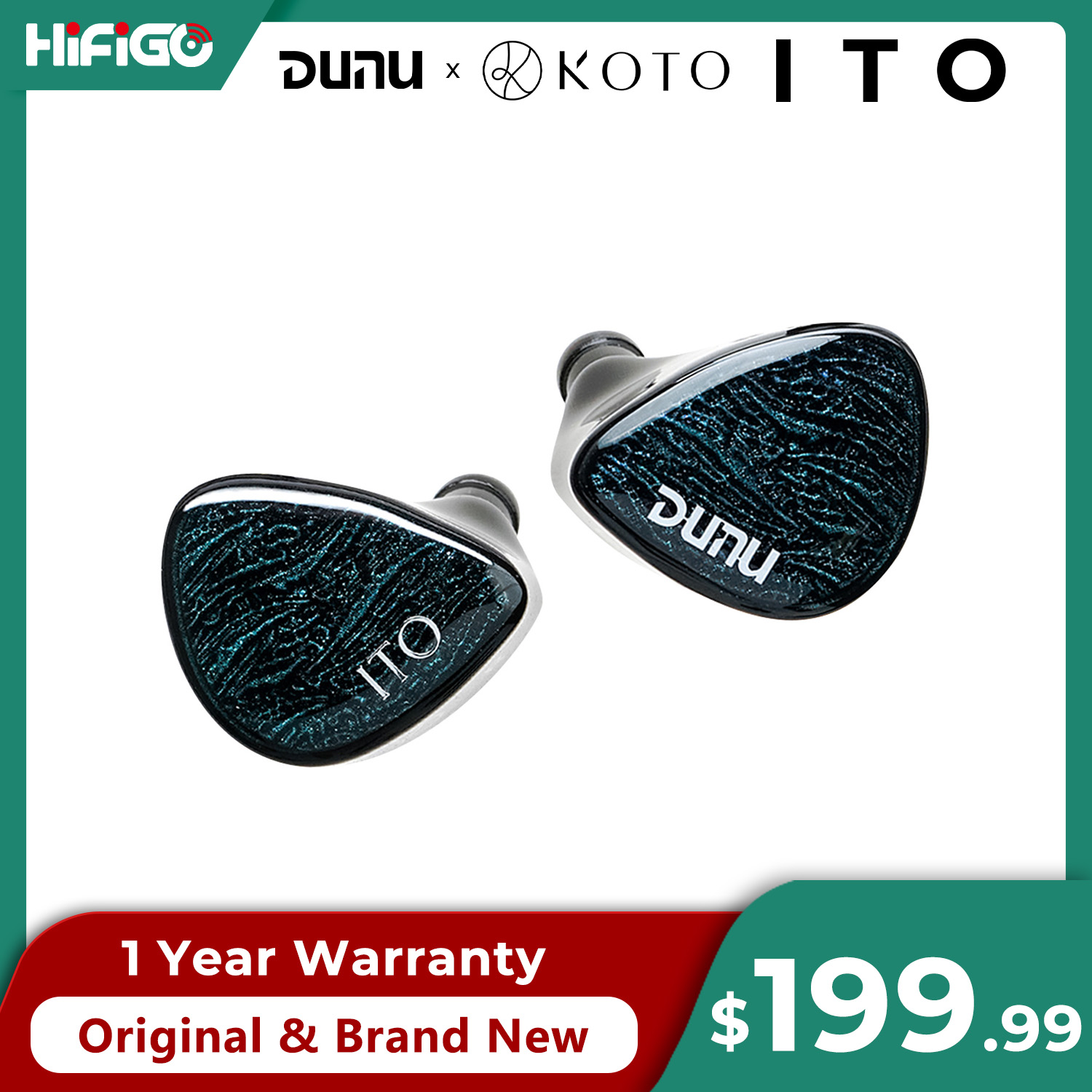 Office Work Tech - DUNU x KOTO ITO หูฟังชนิดใส่ในหู 2DD