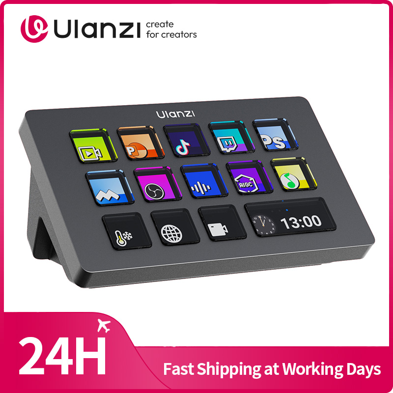 Office Youtuber - Ulanzi D200/D200H/D200X คอนโซลควบคุมการผลิตและสตูดิโอสำหรับการเล่นเกม/สำนักงาน/ไลฟ์สตรีมมิ่ง/การสร้างคอนเทนต์บน Youtube และ Tiktok