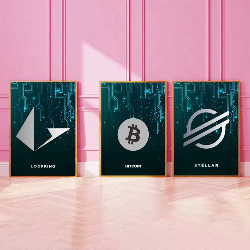 โปสเตอร์ลายวงจรเทคโนโลยี สัญลั - Office Tech Logo บทวิจารณ์และราคา