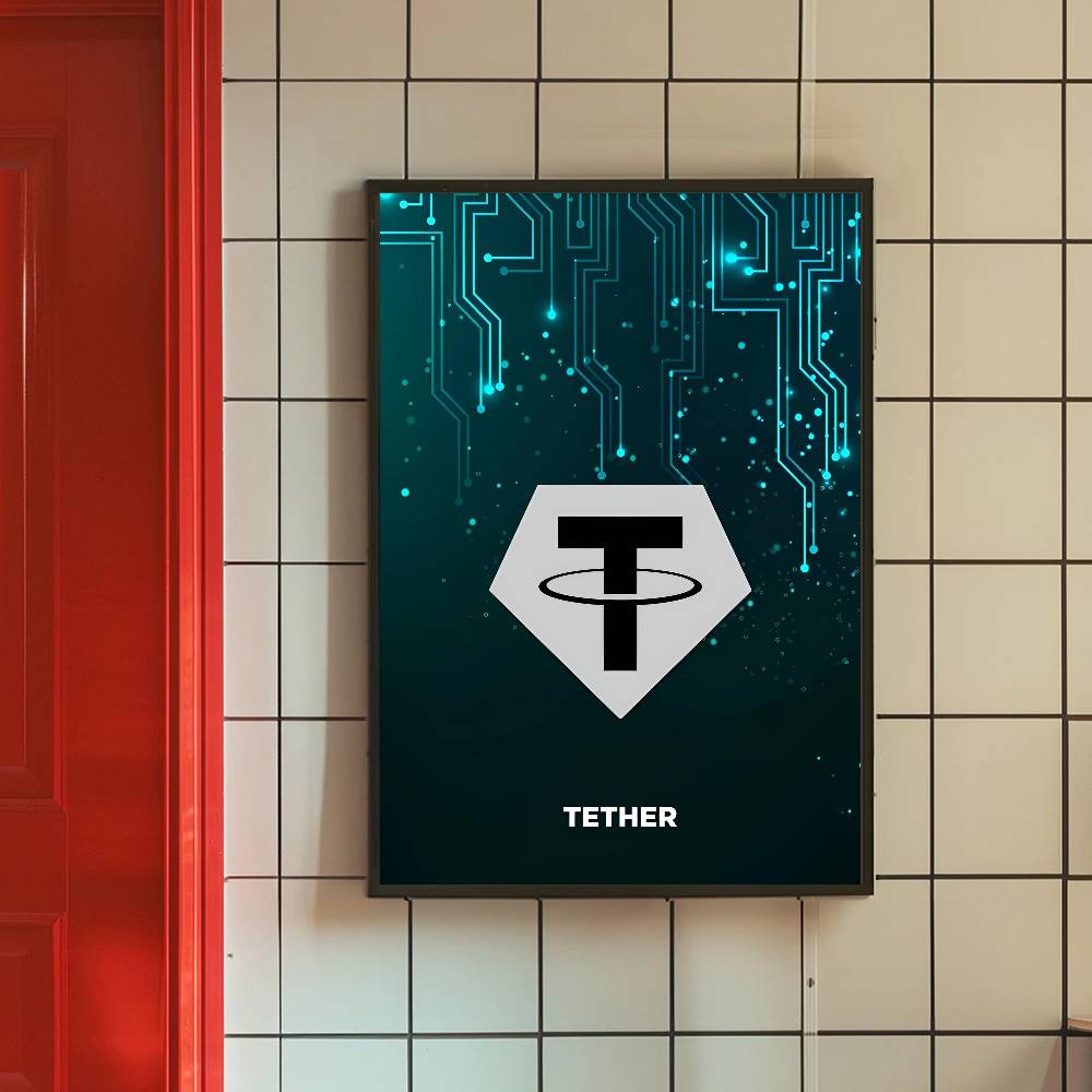โปสเตอร์ลายวงจรเทคโนโลยี สัญลั - Office Tech Logo บทวิจารณ์และราคา