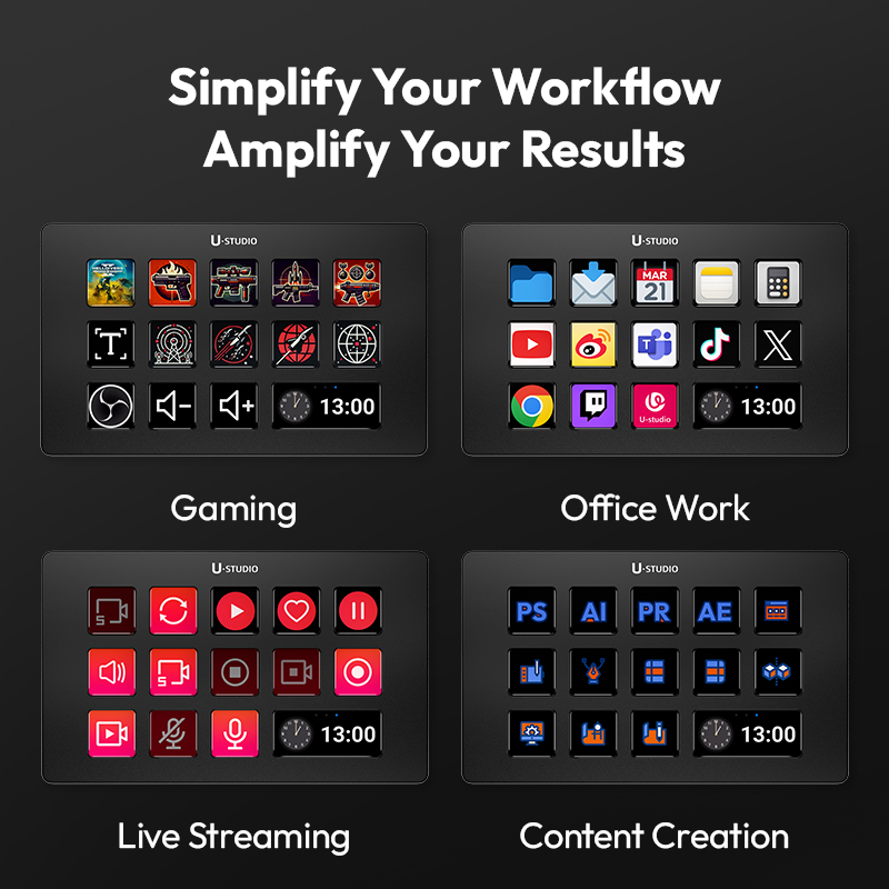 Ulanzi D200 Stream Deck คีย์บอ - Office Youtuber บทวิจารณ์และราคา