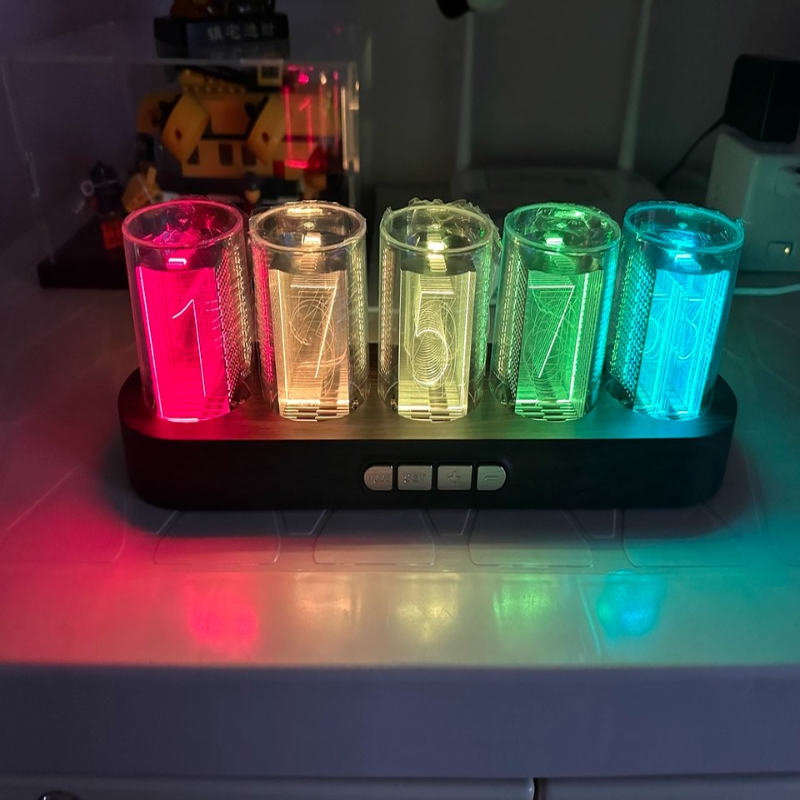 นาฬิกาตั้งโต๊ะ RGB สำหรับเกมเม - Office Tech Set Up บทวิจารณ์และราคา