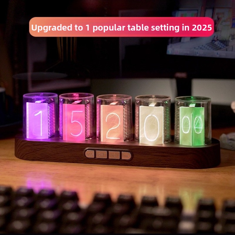 นาฬิกาตั้งโต๊ะ RGB สำหรับเกมเม - Office Tech Set Up บทวิจารณ์และราคา