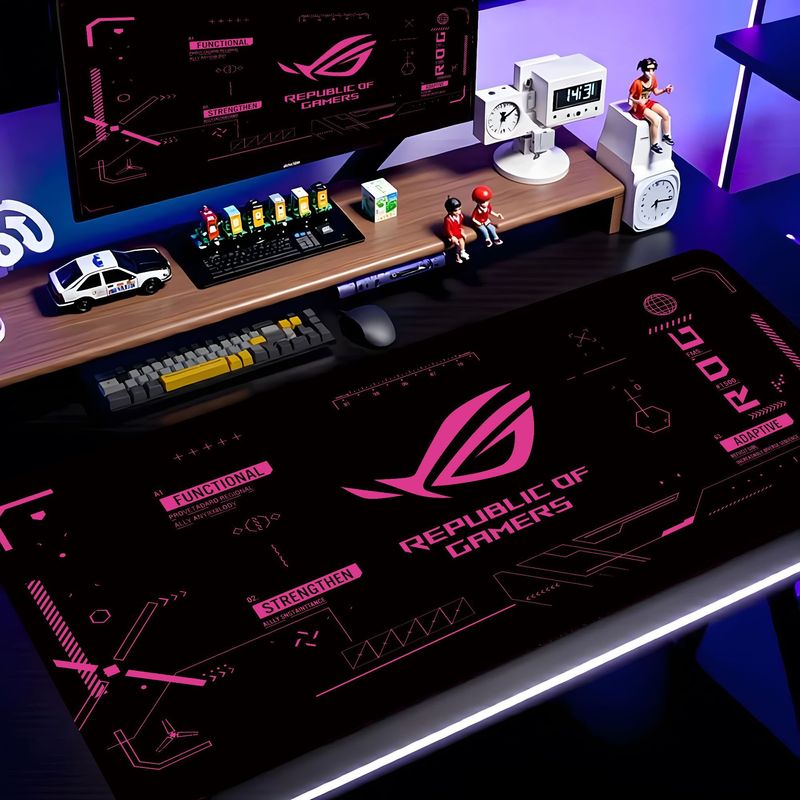 VIKAMA ROG โลโก้เกมแผ่นรองเมาส - Office Tech Logo บทวิจารณ์และราคา