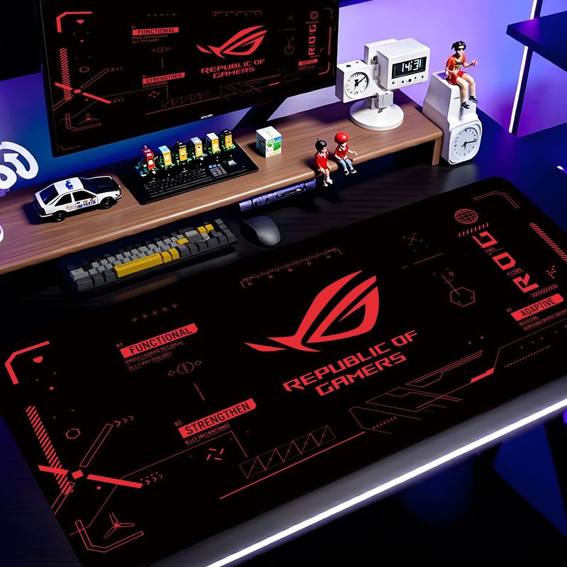 VIKAMA ROG โลโก้เกมแผ่นรองเมาส - Office Tech Logo บทวิจารณ์และราคา